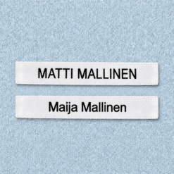 Ommeltavat nimilaput 10 × 63 mm – 60 kpl