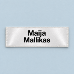 Ommeltavat nimilaput 15 × 40 mm – 77 kpl