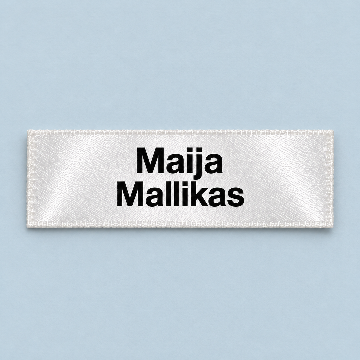 Ommeltavat nimilaput 15 × 40 mm – 77 kpl